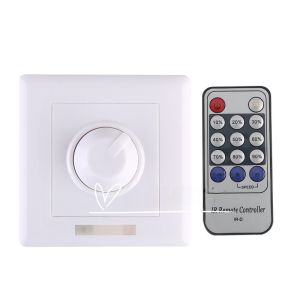 High Pressure LED Strip Light Remote Control Single Color Dimmer Switch Silicon Controlled Lamp Band 110V-220V Home Decor Lighting