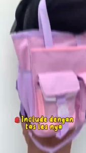 TAS SEKOLAH TAS RANSEL ANAK TAS ANAK 2IN 1