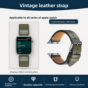 Deetle | Leather Strap for Apple Watch