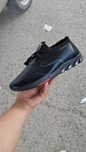 Brand GenGeGo（ 3 Days Delivered COD）Men Shoes Black Oxford Shoes Breathable Autumn Male Driving Brand Flats Peas Shoes The British Mens Sneakers