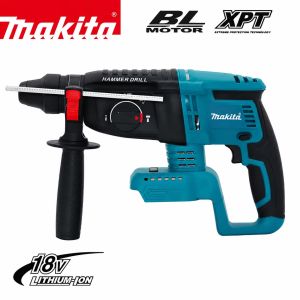 Makita | Makita DHR242 18V LXT® Li-ion Brushless Cordless Rotary Hammer Drill 26mm Concrete 4700 IPM 3-Mode Heavy Duty Professional