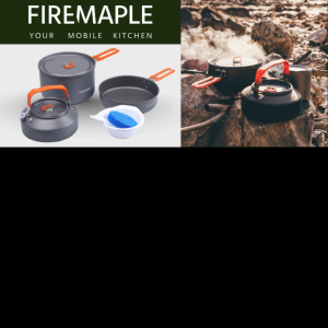 FIREMAPLE Feast 2 Aluminum 7 pcs Cookware Set