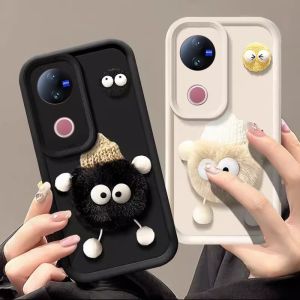 เคสโทรศัพท์ VIVOV50 VIVO V50 5G ที่มีสไตล์3D น่ารักเคสนิ่มซิลิโคนกันกระแทกป้องกันเลนส์2025