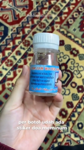 Air Zam Zam Kemasan Botol 30-80 Ml Original 100% Tanpa Bahan Campuran