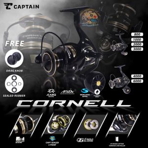 REEL CAPTAIN CORNELL 800 1000 2000HG 3000HG 4000HG 6000HG