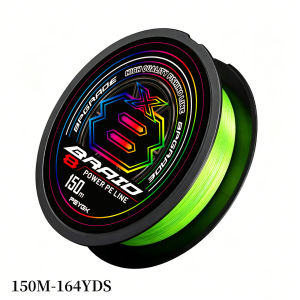 HAILONGWANG | PEYGK150M Multicolored 8 Strands Braided Fishing Line Never Faded Japanese Super Strong Pull Wear Resistant Saltwater Fresh Line
