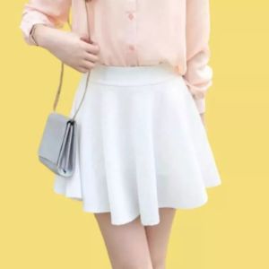 Rok Tennis List Garis Stripes Tennis Skirt Mini Pleated Korean Skirt