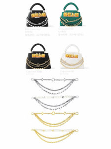 LV CAPUCINES Handbag Pearl Three-Chain Upgrade Hanging Decoration Accessories Suitable for New Model Handbag Strap Accessories