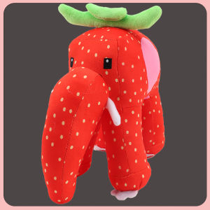STEAL A BRAINROT Strawberry Elephant Plush Toy Cute House Dolls Game Surrounding Elephant Toys Soft Toys for Kids Birthday Gifts