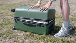 90 Ninetygo Sea Wave Luggage Suitcase Wear-resistant With TSA Password Lock Upgrade Interior Universal Wheel