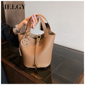 IELGY Ladies Cute Bucket Bag High-End Feel Large-Capacity All-Match Hand