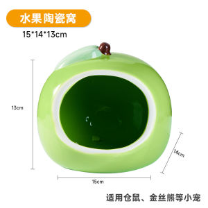 Cooling Ceramic Hamster Nest Summer Heat Relief Ice House Guinea Pig Goldendoodle Landscape Supplies Normal Size Yee Brand