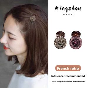 NING ZHOU | Sparkly Hair Clip for Side Bangs and Flyaways Small Size