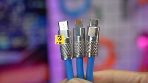 ZHIKE 3 in 1 Charger for Android Type C Micro USB iOS 120Watts Data Cable with Adaptor 240W GaN Dual Port Adapter 280W Super Fast Charging 180° Rotation 6A with LED Indicator Silicone Zinc Alloy Compatible with iPhone Realme Samsung Manila Fast Shipping