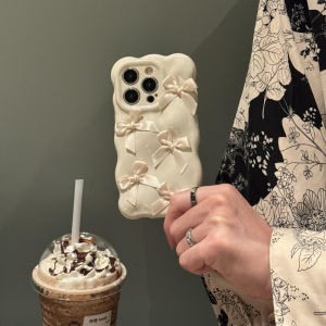 Cute Butterfly Knot Phone Case for iPhone 17 pro Apple 15 Full Cover Lens Protection 3D Stereo Female Version High End Fragrance Style