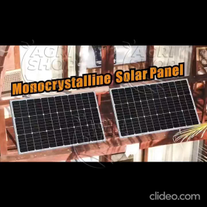 Solar Panel Grade A 30W/50W/100W/160W/300W Monocrystalline Silicon Solar Board Outdoor IP67 Waterproof Papan Solar