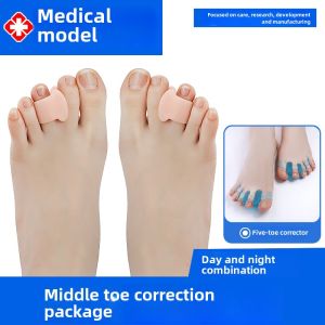 Japanese Silicone Toe Rectifier Toe Separator Thumb Valgus Correction Toe Men and Women Big Foot Bone Wearable Shoes
