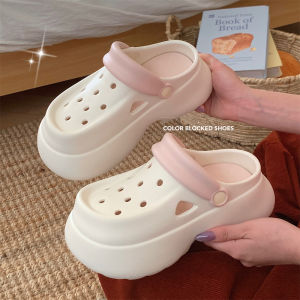 Giày Lười EVA Đế Dày Chống Trượt Mùa Hè Cho Nữ Giày Lười Ngoài Trời Màu Latte Giày Lười Thoải Mái Cho Nữ