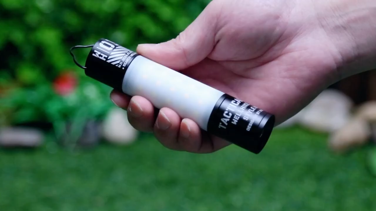 Swante Super Bright Flashlight IPX4 Waterproof Handheld LED Atmosphere Light 2600mAh High Power Emergency Torch for Outdoor Camping Hiking