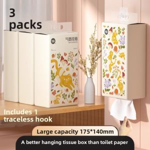 MONLEYTA | Large Hanging Paper Towel Value Pack Bulk Box Affordable Handkerchiefs Dinner Napkins Home Use Hygienic Tissue Paper Towels