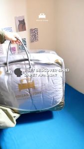 Adizas Store - Bedcover Set Aesthetic Minimalis Tinggi 20 Cm