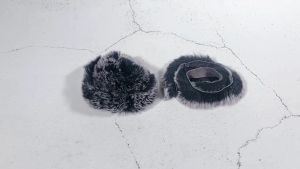 V Club Archery Rabbit Fur Bow String Silencer - Rabbit Hair / Dampeners / Shock Absorber For Traditional Bow - 2 Pcs/Set