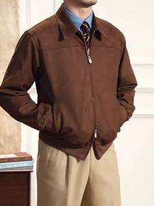 Leisure Retro Pilot Jacket Suede Leather