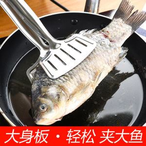 Thép Không Gỉ 304 Cá Turner Tỳ Hưu Máy Làm Bít Tết Flipper Đồ Dùng Nhà Bếp Sử Dụng Tại Nhà Chiên Thìa Da Bò Tay Cầm