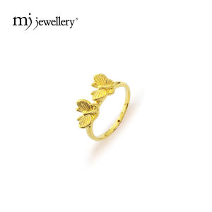 MJ Jewellery 916/22K Gold Butterfly Ring C101