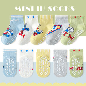 Boys Slip-resistant Socks Cartoon Design Spring Summer