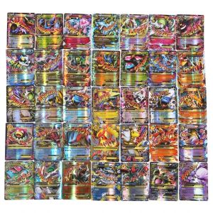 Bandai | 60/100Pcs English Pokemon Cards GX Tag Team Vmax EX Mega Shining Game Battle Carte Trading Collection Cards Toys Children Gifts