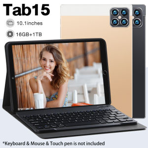 【CAN COD+READY】Khan Academy Kids Android Tablet Tab15 10.1Inch 4G 5G WiFi Network 10core Dimensity 9000 Dual SIM Card Suitable For Android 12 Computer System Smart Tablets 16GB RAM + 1TB ROM Memory Dual 48MP 108MP Camera 1440*3200 Game Board 8800mah batte