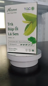 Trà Búp Ổi Lá Sen – Herbafood 60 túi lọc 45g - Giảm cân mỡ máu và đường huyết thanh lọc cơ thể