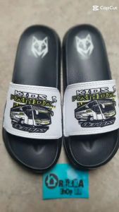 Sandal Anak Keren KIDS PANDA Bus Telolet Basuri / Sandal Flip Flop Free Paperbag