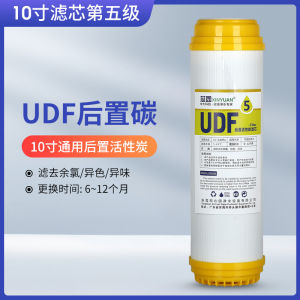 10-Inch Flat Mouth Rear Activated Coconut Shell Carbon Filter Pure Water Machine Household Universal Improved Taste