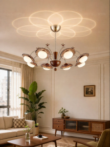 FANCY LAMP CLUB | Vintage French Style Advanced Full Spectrum Light Atmosphere Chandelier