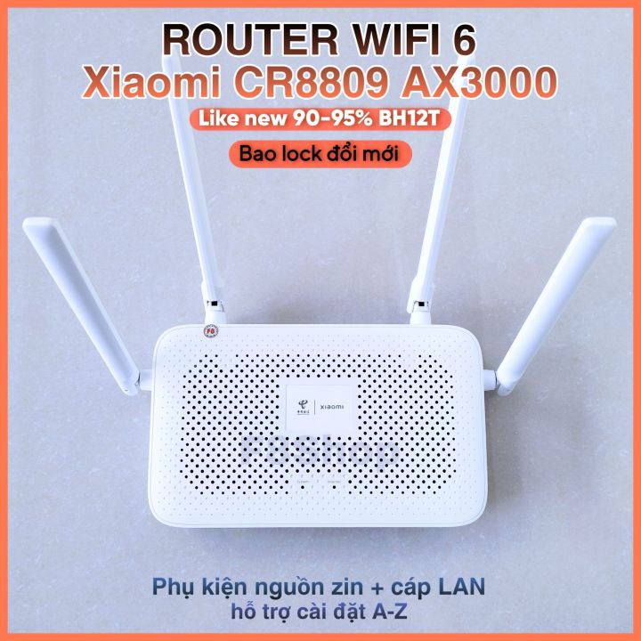 Bộ phát Wifi Xiaomi CR8806 CR8808 CR8809 Wifi 6 AX3000 Mesh Gigabit Router WiFi 6 AX CR8806 8808 8809 Mi WiFi Mi Home