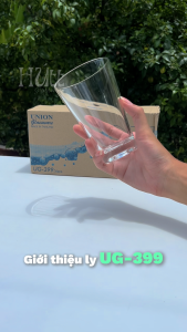 Ly Loe Uống Bia Trà Sữa Nước Ngọt Thủy Tinh Miệng Rộng Cao Cấp Thái Lan 428ML UG-399