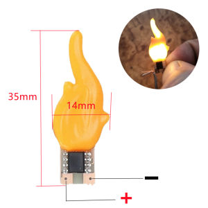 USB Flame Flickering LED Frosted Clear Glass Candle Night Light Simulated Flame for Car Home Room Laptop PC Festival Decoration