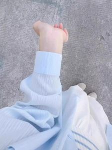 Áo Khoác Chống Nắng Bằng Vải Lụa Băng Salt Series Cho Nữ Mùa Hè Mỏng Rộng Rãi Áo Len Cardigan Hở Vai Che Phủ Nhiều Lớp