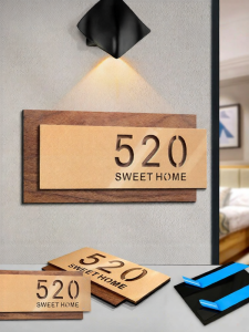 ZHICAIYOU | Custom Luxury Acrylic Door Number Signs