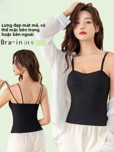 MiiOW | Áo ba lỗ không dây Catman dành cho nữ mùa hè mỏng ôm vừa vặn gợi cảm không cần đeo ngực một mảnh mặc trong ngoài trời