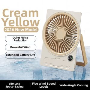 MEISHIMEIJIA | Long-lasting Portable Quiet High-power Desk Fan