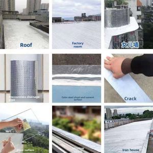 Strong Waterproof Adhesive Tape Self-Adhesive Roll Material Roof Crack Leak Proofing Sunroom Roofing Steel Sheet Waterproofing Butyl Tape