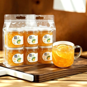 XIANSHIZI | Honey Pomelo Tea and Passion Fruit Lemon Tea Fruit Sauce Individually Packaged