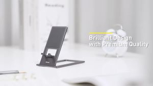 Giá đỡ điện thoại và máy tính bảng xếp gọn Baseus Foldable Metal Desktop Holder (Universal Holder Stand) LUKP000013