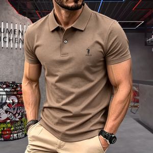 Áo Polo Nam 100% Cotton Nguyên Chất Tay Ngắn Cổ Điển Thời Trang Cao Cấp Áo Golf Thời Trang Công Sở Áo Thun Mùa Hè 2026
