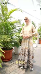 NMR Gamis Crinkle Vol 2058-1 (Resleting Belakang)