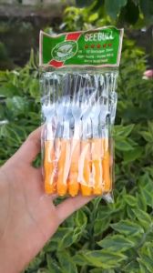 Set 10 Cái Nĩa ăn hoa quả bánh tráng miệng ăn nem chả có cán hình cây trúc Nĩa ăn cao cấp sang trọng NTR10  Anphacook