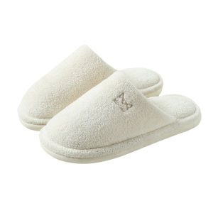 Miiow | MiiOW Ladies Yangmei Cotton Slippers Autumn Winter Indoor Home Couple Head Cover Anti-Slip Thick Bottom Silent Mens Slippers